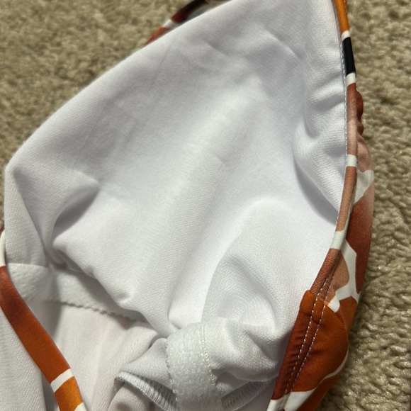 Mynah Animal Print Swimsuit  Plunge Front  Open Back XL NWT - Picture 6 of 7